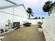 Backyard with a utility trailer, providing convenient space for storage and work activities at 4725 Soapstone Dr, Tampa, FL 33615