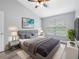 Inviting bedroom with a large window, neutral decor, and comfortable king-sized bed at 6706 47Th N St, Pinellas Park, FL 33781
