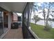 Waterfront view from the screened-in porch of the home at 13758 Orange Sunset Dr # 202, Tampa, FL 33618