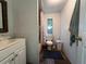 Bathroom with toilet, sink, and shower/tub combo at 14210 Downing St, Dover, FL 33527