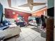 Spacious bedroom with tile floors, a bunk bed, and a vanity area at 14210 Downing St, Dover, FL 33527
