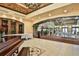 Sophisticated clubhouse interior with grand ceilings, decorative accents, and elegant furnishings for social gatherings at 1723 Pacific Dunes Dr, Sun City Center, FL 33573