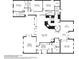 Detailed floor plan showcasing layout of this 2285 square foot home at 18712 Forest Glen Ct, Tampa, FL 33647