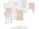 Detailed floor plan showcasing the layout with spacious rooms, bathrooms, kitchen, pool and outdoor patio at 208 Live Oak Ln, Largo, FL 33770
