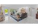 Inviting living room with white marble flooring, abundant natural light, and stylish décor at 208 Live Oak Ln, Largo, FL 33770