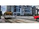 Street view featuring a vintage trolley car and bustling urban landscape in Tampa at 2328 W La Salle St, Tampa, FL 33607