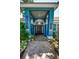 Front entry with a double door entry at 2459 Parkstream Ave, Clearwater, FL 33759