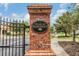 Brick monument with signage for the Villas at Edenfield at 27427 Mistflower Dr, Wesley Chapel, FL 33544