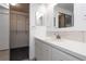 Updated bathroom featuring large mirror and vanity with cabinets at 3301 Alt 19 # 819, Palm Harbor, FL 34683