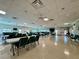 This large meeting room is ready for community events and gatherings, featuring comfortable seating and ample lighting at 3301 Alt 19 # 819, Palm Harbor, FL 34683