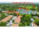 Aerial view of the community near Lansbrook Golf Course and YMCA at 3389 Crystal E Ct # J, Palm Harbor, FL 34685