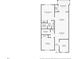 Layout of the condo shows the primary bedroom, living room, kitchen, bathroom and an enclosed patio at 340 Causeway Blvd # 105, Dunedin, FL 34698