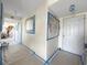 Hallway space taped off for renovation, showcasing the building's potential for modern updates at 650 Island Way # 408, Clearwater Beach, FL 33767