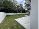Spacious backyard with new patio and white privacy fence at 7536 38Th N Ave, St Petersburg, FL 33710