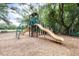 Community playground featuring climbing structure and slides at 8814 N River Rd, Tampa, FL 33635