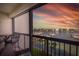 Balcony seating with harbor views at 9525 Blind Pass Rd # 505, St Pete Beach, FL 33706
