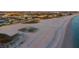 Panoramic aerial view of sandy beach at 9525 Blind Pass Rd # 505, St Pete Beach, FL 33706