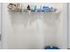 Uncluttered storage closet features a wire shelf at 10452 Elgin Blvd, Spring Hill, FL 34608