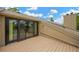 Balcony with sliding glass doors providing natural light and great view of the outdoor scenery at 1111 N Bayshore Blvd # E10, Clearwater, FL 33759