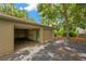 Open garage provides ample parking with extra storage space for tools and equipment at 1111 N Bayshore Blvd # E10, Clearwater, FL 33759