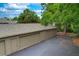 Exterior view of a detached garage, offering ample parking and storage space at 1111 N Bayshore Blvd # E10, Clearwater, FL 33759