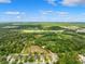 Stunning aerial view of property showcasing a serene landscape with lush greenery and clear skies at 13523 Meadow Golf Ave, Hudson, FL 34669