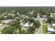 Aerial view of a peaceful neighborhood with tree-lined streets and cozy homes at 1416 55Th N Ave, St Petersburg, FL 33703