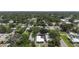 Aerial view of neighborhood with tree lined streets at 1416 55Th N Ave, St Petersburg, FL 33703