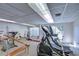 This spacious community gym includes elliptical machines, treadmills, and weight lifting machines at 1655 S Highland Ave # B118, Clearwater, FL 33756