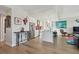 Open concept kitchen with a breakfast bar and stainless steel appliances at 199 Dali Blvd # 607, St Petersburg, FL 33701