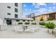 Rooftop deck with comfortable outdoor seating, perfect for entertaining and enjoying the view at 199 Dali Blvd # 607, St Petersburg, FL 33701