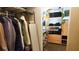 Spacious closet with ample storage shelving for wardrobe and luggage at 230 N Bayshore Blvd # 103, Clearwater, FL 33759