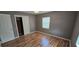This bedroom features a closet for storage and a window that provides ample lighting at 2910 15Th Ave S, St Petersburg, FL 33712