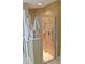 Shower stall with glass door and ceramic tile at 29435 Snap Hook Dr, San Antonio, FL 33576