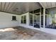 Spacious outdoor patio area offering a great space for entertaining and relaxing at 38320 14Th Ave, Zephyrhills, FL 33542