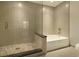 Modern bathroom with walk-in shower and a soaking tub at 400 4Th S Ave # 301, St Petersburg, FL 33701
