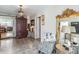 Cozy living room showcasing stylish furniture and an ornate mirror at 6706 S Trask St, Tampa, FL 33616