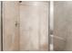 Walk in shower with tile and frameless glass door at 9140 Hillcroft Dr, Riverview, FL 33578
