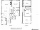 Detailed floor plan showcasing the layout of this two-story home, with spacious living areas and bedroom dimensions at 9800 Sago Point Dr, Seminole, FL 33777