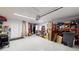 Spacious garage provides ample room for storage and organization at 9800 Sago Point Dr, Seminole, FL 33777