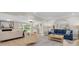 Bright living room with a fireplace, wood floors, and sliding glass doors leading to the outdoor area at 10611 131St St, Largo, FL 33774
