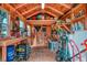Well-organized shed interior with shelves and tools, offering efficient storage solutions and workspace at 10611 131St St, Largo, FL 33774