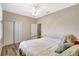 Bedroom featuring a closet and ceiling fan at 10734 Banfield Dr, Riverview, FL 33579