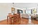 Dining room with dining table and ocean view at 11000 Gulf Blvd # 703, Treasure Island, FL 33706