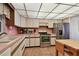 Kitchen with stainless steel appliances, white cabinetry, and tile floors at 11000 Gulf Blvd # 703, Treasure Island, FL 33706