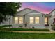 Charming home featuring a well-maintained lawn, fresh landscaping, and inviting curb appeal at 13016 Boggy Creek Dr, Riverview, FL 33579