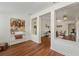 Open living area boasting hardwood floors, decorative wall features, and seamless flow at 1419 30Th N Ave, St Petersburg, FL 33704
