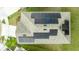 Aerial shot of a rooftop showcasing a solar panel system for energy efficiency at 1680 Hazy Sea Dr, Plant City, FL 33565