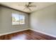 Bedroom featuring natural light from the window and hardwood floors at 1858 Michigan Ne Ave, St Petersburg, FL 33703