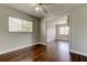 Bedroom with natural lighting from a window and hardwood floors at 1858 Michigan Ne Ave, St Petersburg, FL 33703